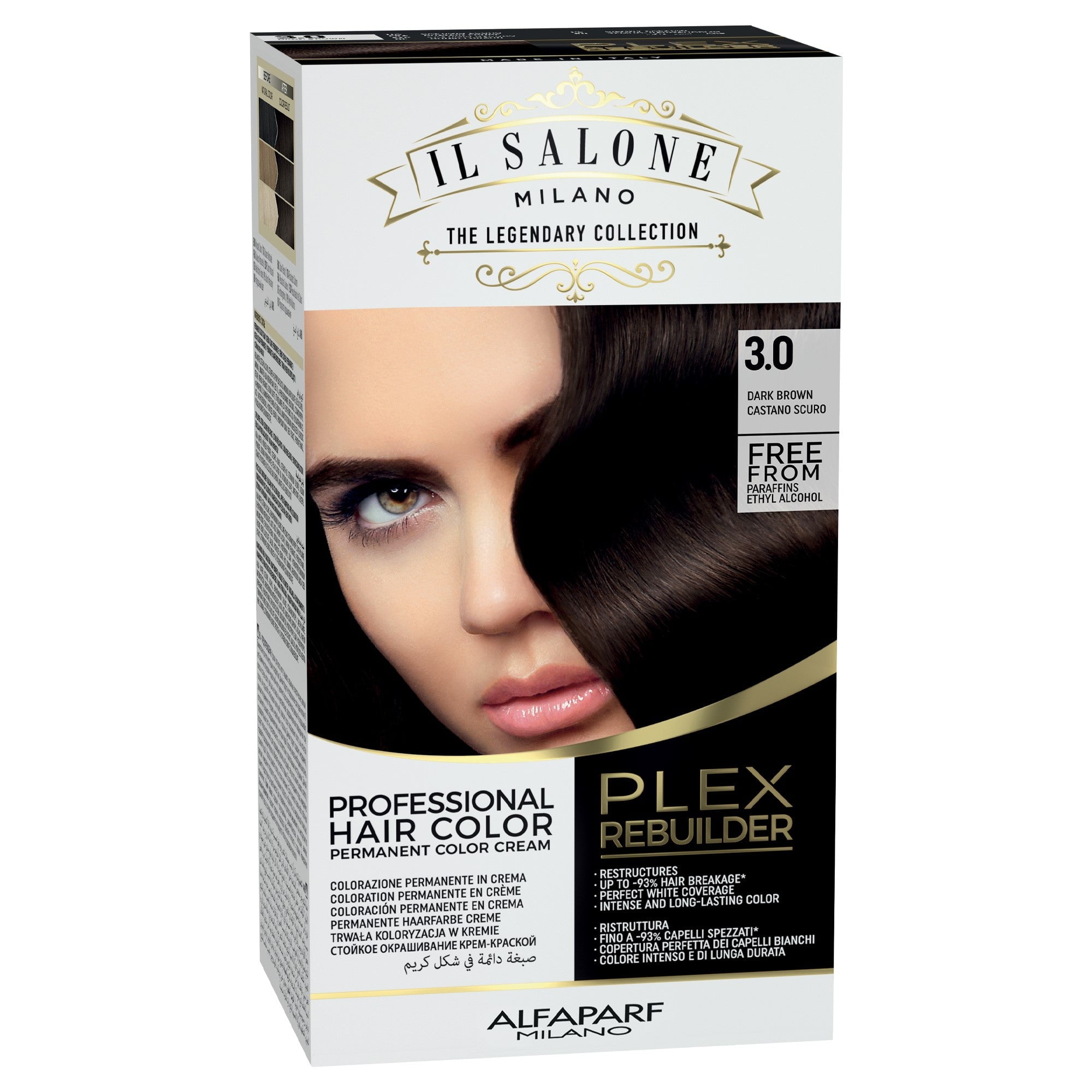 Il Salone Milano Plex Rebuilder Permanent Hair Color Kit - 7.7