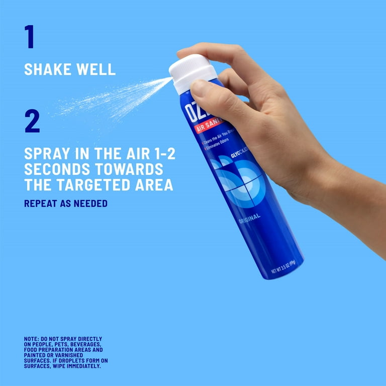 Ozium, Auto Air Freshener Spray, 3.5 oz Can, Carbon Black Scent