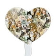 thumbnail image 2 of Plethora of Cats and Kittens Pattern Heart Love Cupcake Picks Toppers Decoration Set of 6, 2 of 7