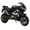 Black 4-Stroke-40KM/H, variant on Dapmiu Youth Mini Motorcycle - 49CC 2-Stroke with Safety Chain Cover, Anti-Slip Handlebars & Bright Headlights, 1.25L Gas Tank White & Yellow