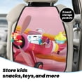 thumbnail image 3 of Kdxio Colorful Cartoon Biplane Print 2 Pack Car Kick Mat Seat Cover Back Protector Mat with Pockets for Organizer Backseat Protector and Storage Anti Kick Pad for Vehicles, 3 of 6