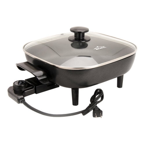 Rival CKRVSK11 11Inch Square Electric Skillet Black New Fast Free