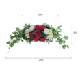 thumbnail image 4 of Artificial Floral Swag Artificial Wedding Arch Flowers for Lintel Wall Decor Red, 4 of 4