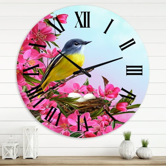 Designart 1 in Quartz Traditional Wall Clock