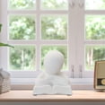 thumbnail image 1 of Estatuilla artística escultura decoración del hogar ornamento regalos coleccionables figura de para estanterías de mesa gabinete O , Blanco, Lectura Blanco Lectura Soledad Estatuilla abstracta, 1 of 8