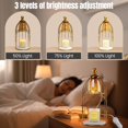 thumbnail image 3 of Candle Warmer Lamp with Timer & Dimmer Compatible with Yankee Candles, Candle Warmer for Jar Candles, Wax Melt Lamp for Home Decor & Gifts,, 3 of 8