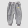 thumbnail image 2 of NOEGOEU Toddler Baby Boys Sweatpants Fleece Lined Winter Warm Joggers Athletic Pants Elastic Waist (Grey,4-5 Years), 2 of 8