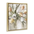 thumbnail image 2 of Stupell Industries Transitional Peach Tulips Bouquet Gold Floating Frame Canvas Art, 25 x 31, by Carol Robinson, 2 of 7