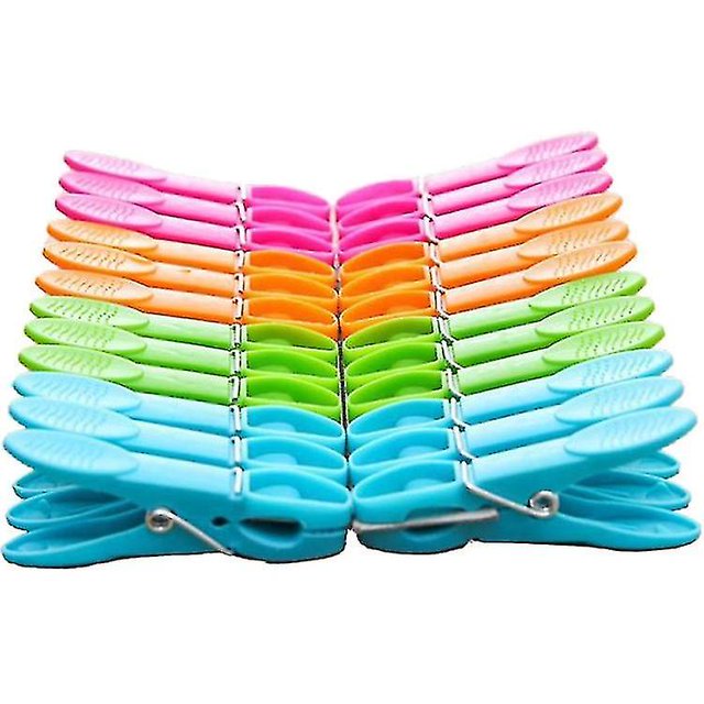 Pinzas para ropa Juego de 24 pinzas para la ropa Pinzas para la ropa duraderas y resistentes al viento, 11 Feliz Sencillez
