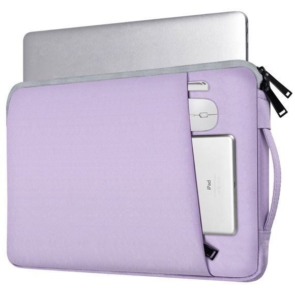 Funda para portátil iKammo de 17.3 pulgadas para mujer, impermeable, color morado
