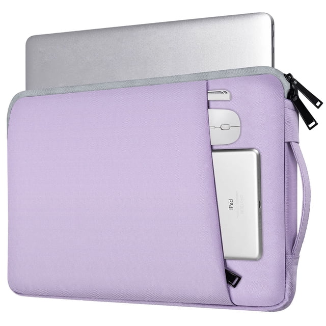 Funda para portátil iKammo de 17.3 pulgadas para mujer, impermeable, color morado