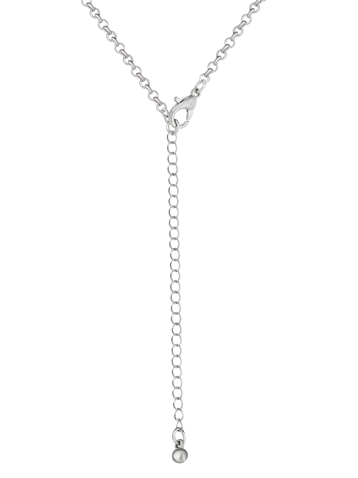 Sanrio Girls/Tween Cinnamoroll Clear Crystal Pendant, 16" Chain + 3" Extender