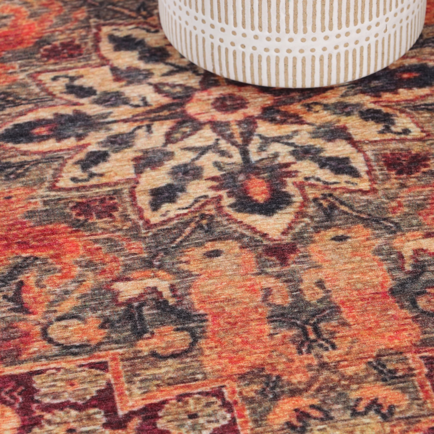 Superior Copley Oriental Medallion Indoor Area Rug, 10' x 14', Brown