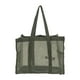 thumbnail image 1 of Bolsa de ducha de malla, organizador de baño, 14,57 x 11,81 x 6,69 pulgadas, portátil, para colgar artículos de tocador, para playa, mujeres, hombres, Verde, 1 of 8