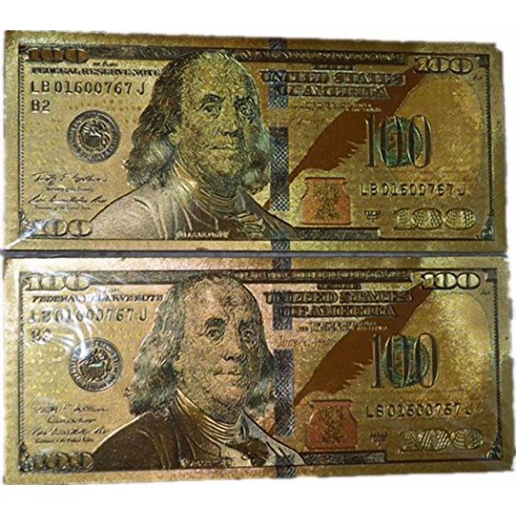 3 Pcs Hundred Dollar $100 United States Bill Money Fridge Magnets