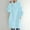 Light Blue, variant on Idoravan Winter Coats for Women Plus Size Women's Hoodie Zipper Long Sleeve Sweatshirts Long Coat Tops with Pockets Orange M