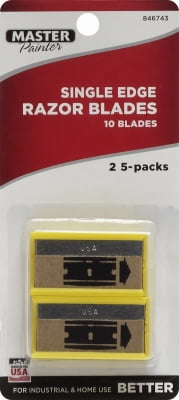 Allway Tools SEB10 SEB-Series Single Edge Razor Blades, 10-Pack