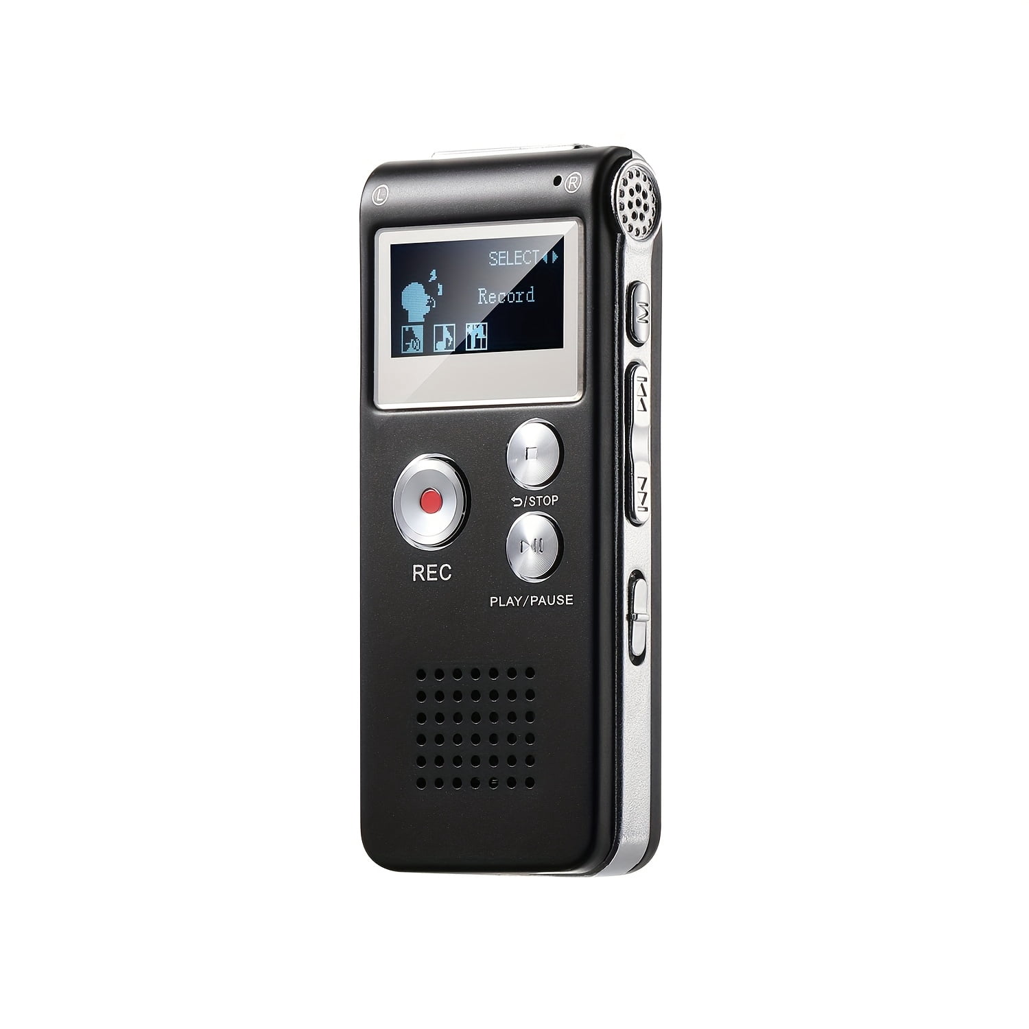 Digital Voice Recorder • Voice Activated Recorder • Upgraded Audio Recorder with MP3&USB • for Lectures, Meetings, Interviews