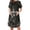 Multicolor 5, variant on Women's Maternity Nursing Dress Crewneck Short Sleeve Nightgown Pregnancy Printed Casual Side Zipper Breastfeeding Dresses Multicolor 6 L