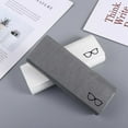 thumbnail image 3 of Simple Glasses Box Male Reading Glasses Female Eyeswear Accessories Glasses Case Eyewear Protector Case Sunglasses Box Eye Glasses Holder GREY, 3 of 8