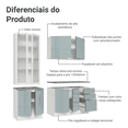 thumbnail image 5 of Cocina Integral Completa Armario de Vidrio Madesa Lux BG 02, 5 of 5