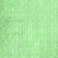 thumbnail image 1 of Ahgly Company Indoor Square Solid Green Modern Area Rugs, 7' Square, 1 of 4