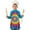 Colorful Rainbow Tie-2, variant on Colorful Rainbow Tie Dye Spiral Pattern Kids Aprons for Girls and Boys,Adjustable Neck Strap Toddler Aprons for Kids Cooking Baking
