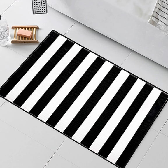 Nkmbld Non Slip Door Mat, Dirt Resistant and Absorbent Welcome Mat with Rubber Backing, Soft Washable Bath Mat for Entryway Kitchen Front Porch Decor