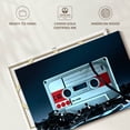 thumbnail image 6 of Elephant Stock Mixtape Film Tangle Wall Art - Horizontal Canvas Wall Art - Living Room Wall Decor - Music Canvas - Blue And Brown Decor - 12" x 8", 6 of 7