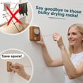 thumbnail image 2 of GorillaLine Max - Retractable Clothesline Indoor Outdoor Clothes Line - Heavy Duty Clothes Drying Laundry Line - Wall Mounted Drying Rack - Air Dry Clothing - Max Tighten with GorillaGrip, 2 of 9