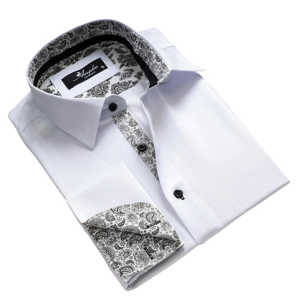 mens white dress shirt cufflinks