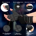 thumbnail image 2 of Guantes de entrenamiento RYMNT Aron Black-M con soporte para la muñeca, 2 of 7
