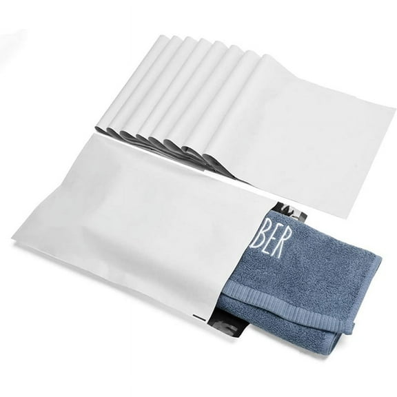 300 PCS 10x13 Poly Mailers Shipping Envelopes Self Sealing Plastic Bag- White