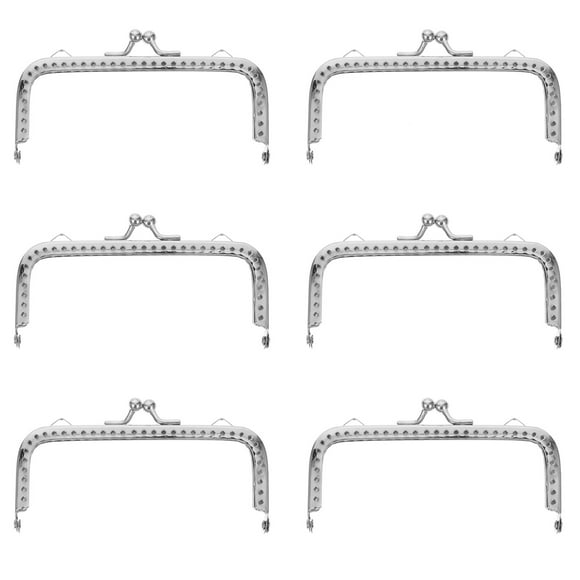 6pcs DIY Bolso Manijas de bolso de noche Manija Accesorios para la fabricación de bolsos de mano