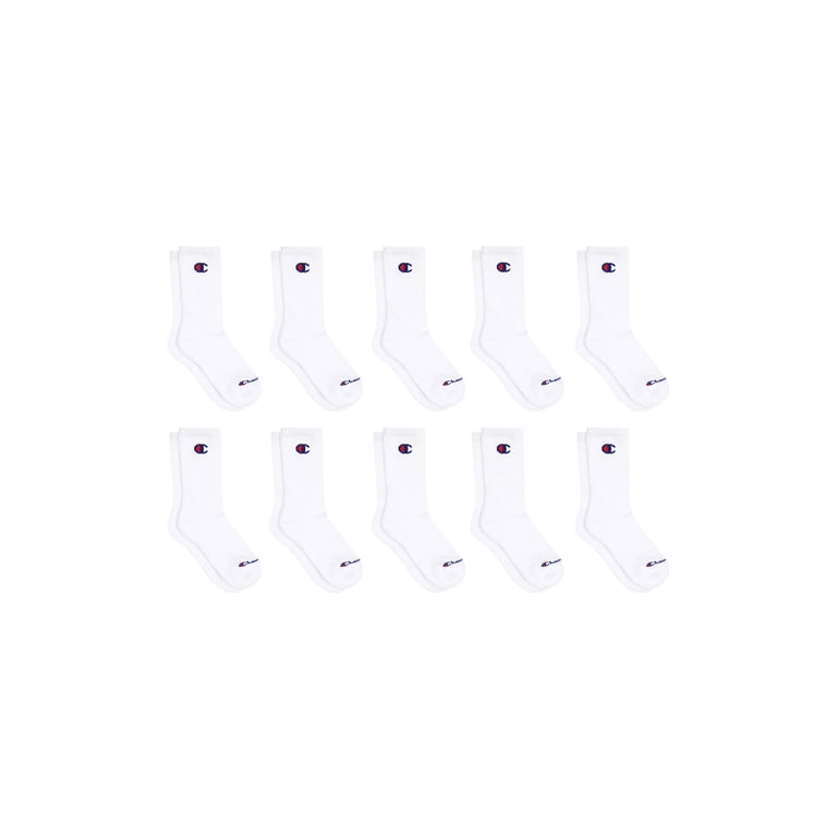 Champion Boys Cushion Performance+ Crew Socks, 10 Pack photo 1