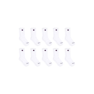 Champion Boys Cushion Performance+ Crew Socks, 10 Pack