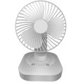 thumbnail image 1 of Ventilador de escritorio con configuraciones de velocidad ajustables: ventiladores silenciosos para uso en el dormitorio, la oficina o la mesita de noche con carga USB, 1 of 5