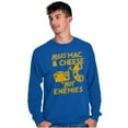 thumbnail image 5 of Funny Mac and Cheese Not Enemies Joke Long Sleeve TShirt Men Women Brisco Brands S, 5 of 6