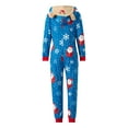 thumbnail image 5 of Meihuid Christmas Pajamas for family, Sets Matching Pajamas Cute Reindeer Graphic Holiday Hooded Pajamas One Piece, 5 of 10