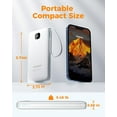 thumbnail image 4 of Portable Charger with Built in Cables, 10000mAh Power Bank Fast Charging with Foldable Wall Plug Charger, PD20W Compact Battery Pack Travel Essentials for iPhone 17/16/15 Series,Samsung,Tablets, 4 of 5