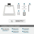 thumbnail image 5 of Amerock Blackrock Chrome Closed Towel Ring, 5 of 8