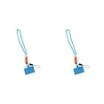 thumbnail image 3 of Cordón universal sweethay para teléfono móvil con gancho cordón ajustable para colgar en el cuello 2piezas Pantalón Corto Azul, 3 of 6
