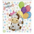thumbnail image 3 of Ambesonne Birthday Shower Curtain, Cow and Balloons, 69"Wx70"L, Multicolor, 3 of 3