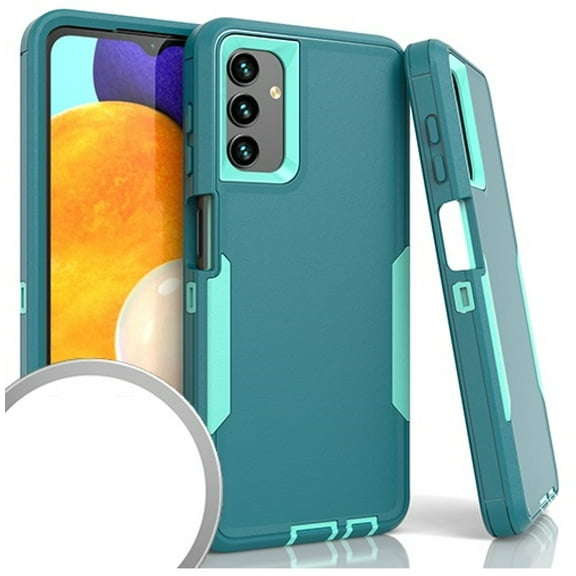 For Samsung Galaxy A13 5G S136DL Slim Tough Hybrid Phone Cover Case - Teal