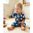 thumbnail image 3 of Emy Dola Baby Halloween Footies Viscose from Bamboo Sleep 'N Play Zipper Jumpsuit 3-24 Months Infant Boy Girl Romper With Mitten & Foot Cuffs,1PCS, 3 of 8