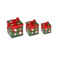 thumbnail image 2 of Paquete de 3 Cajas de regalo de Navidad Decoración Cajas de papel para bocadillos Organizadores de regalos de dulces Suministros de embalaje de Feliz Año Nuevo Tipo 1 Inevent HA009900-01, 2 of 7