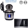 thumbnail image 3 of shiyou-7 Inch Springform and Bundt Pans, Non-stick Cheesecake and Ice-Cream Cake Bakeware,Carbon Steel Tube Pan 2 in 1 with Removable Bottom and Quick-Release Latch for 5,6,8 QT Instant Pot Gray, 3 of 4