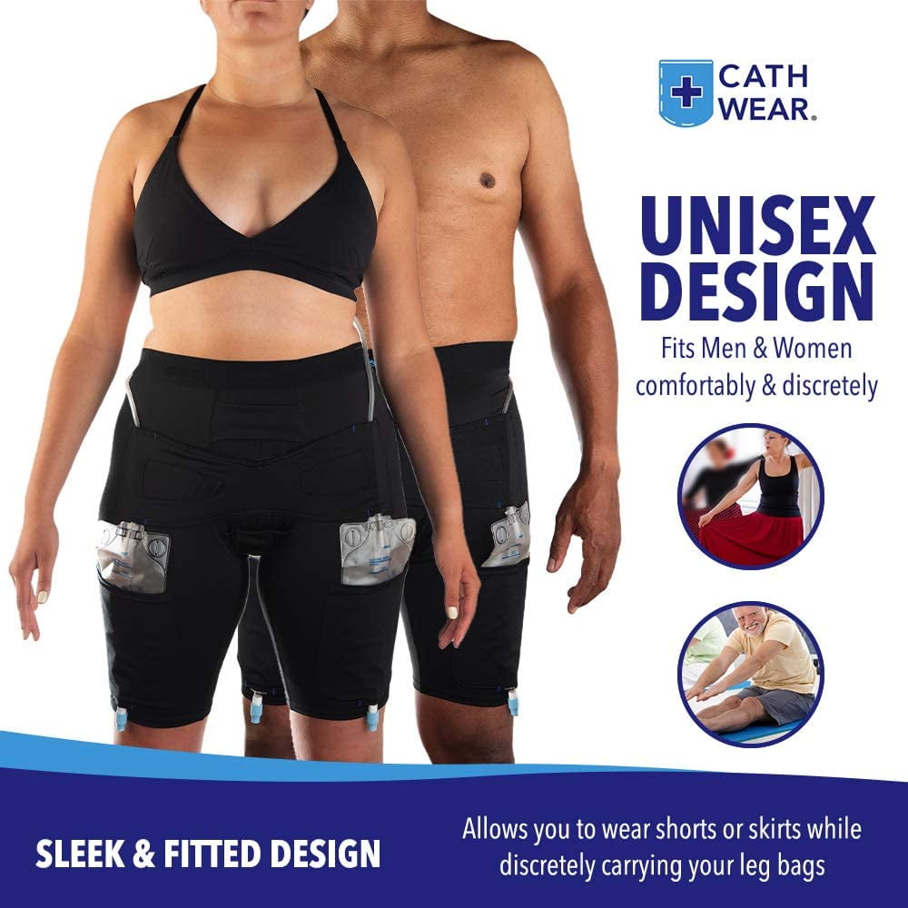 CathWear Catheter Underwear Compatible with Foley, Nephrostomy