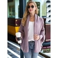 thumbnail image 4 of Women'S - Batwing Cable Knitted Slouchy Oversized Wrap Cardigan Sweater  One Size, 4 of 9