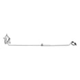 thumbnail image 1 of Flute Music Clip Portable Iron Wind Instrument Sheet Music Stand Clip for Practice, 1 of 4